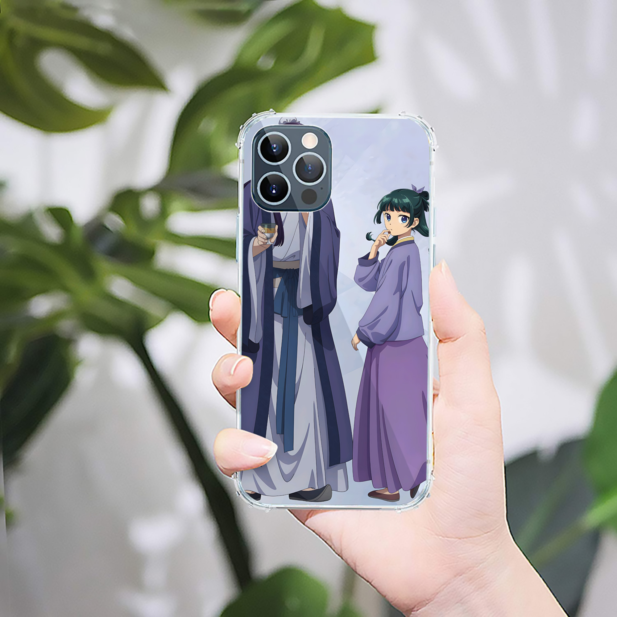 （画像用） 薬屋のひとりごと The Apothecary Diaries 【iPhone 12シリーズ対応】透明スマホケース（クリアソフトケース）